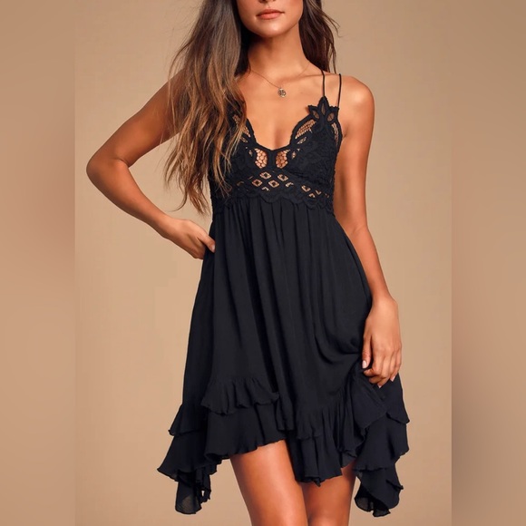 Free people adella mini slip dress - Picture 1 of 5